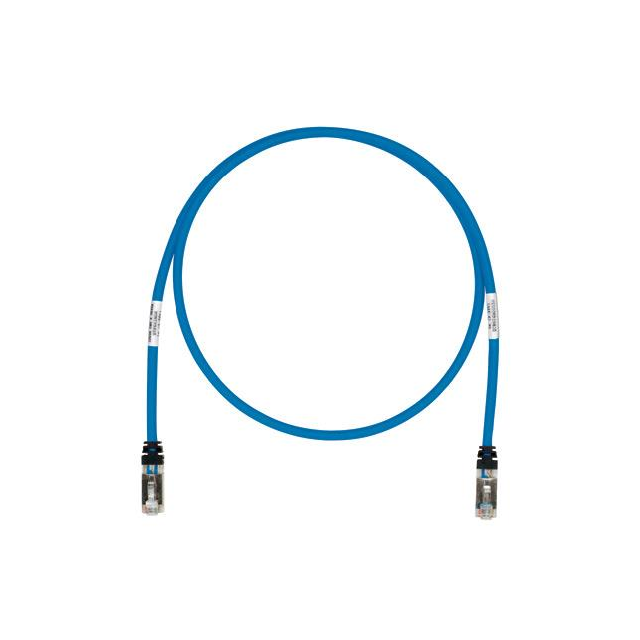 COPPER PATCH CORD, CAT 6A, BLUE【STP6X1.5MBU】