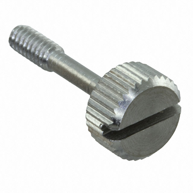 【0100-SS】PANEL SCREW KNOB SLOTTED #4-40