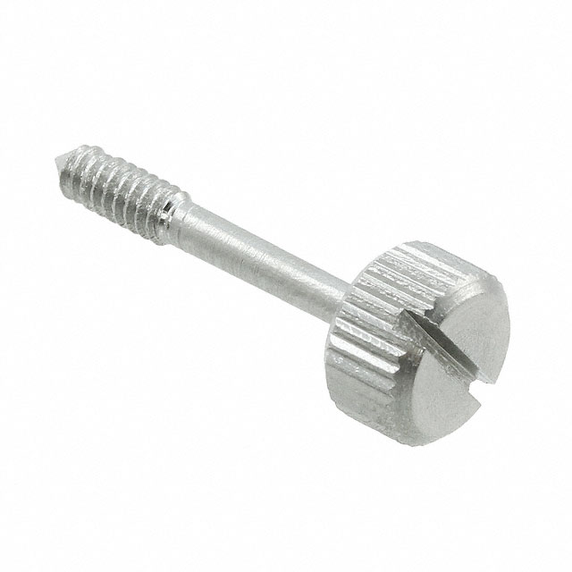 【0101-SS】PANEL SCREW KNOB SLOTTED #4-40