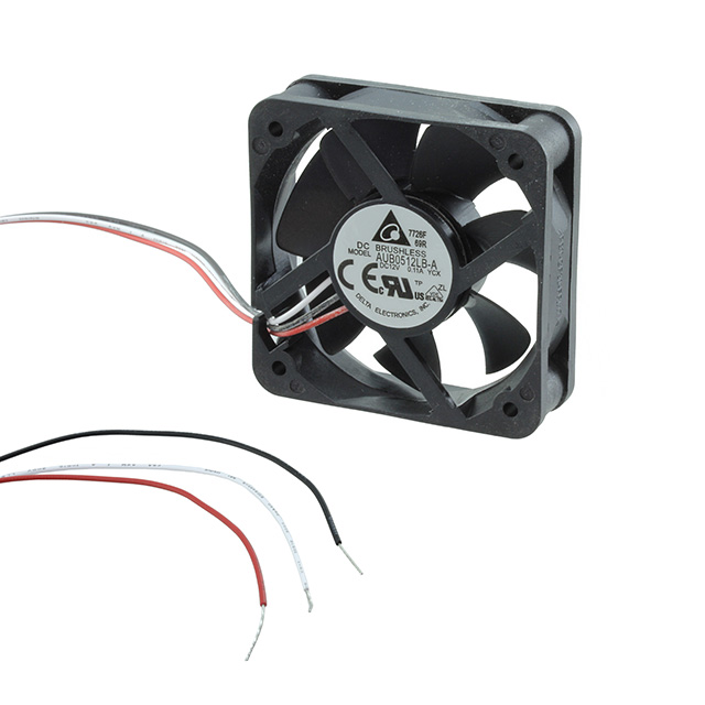 【AUB0512LB-AYCX】FAN AXIAL 50X15MM 12VDC WIRE