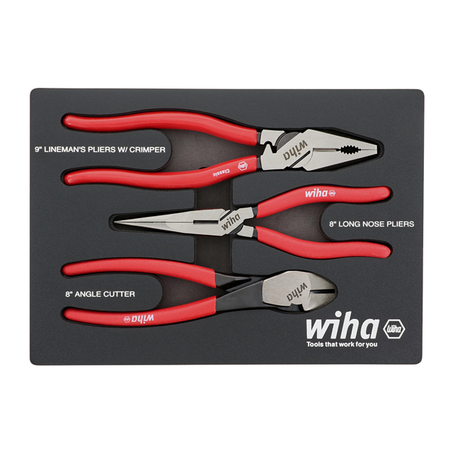 3 PIECE CLASSIC GRIP PLIERS AND【34680】