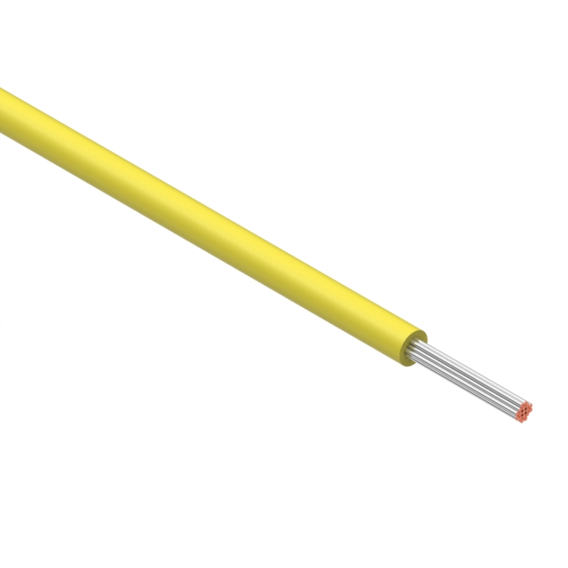 HOOK-UP STRND 18AWG YELLOW METER【30-01735】