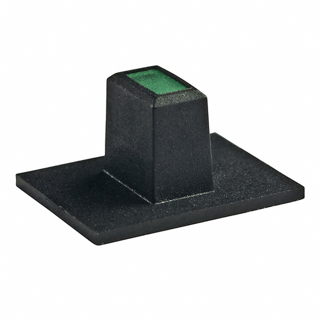 【AT4065F】CAP SLIDE RECT BLK/GRN LENS