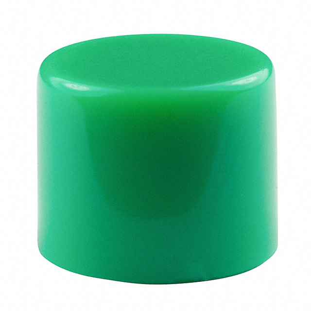 【AT442F】CAP PUSHBUTTON ROUND GREEN