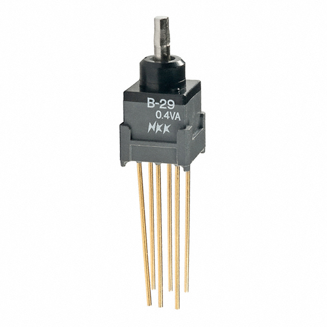 SWITCH TOGGLE DPDT 0.4VA 28V【B29KW】
