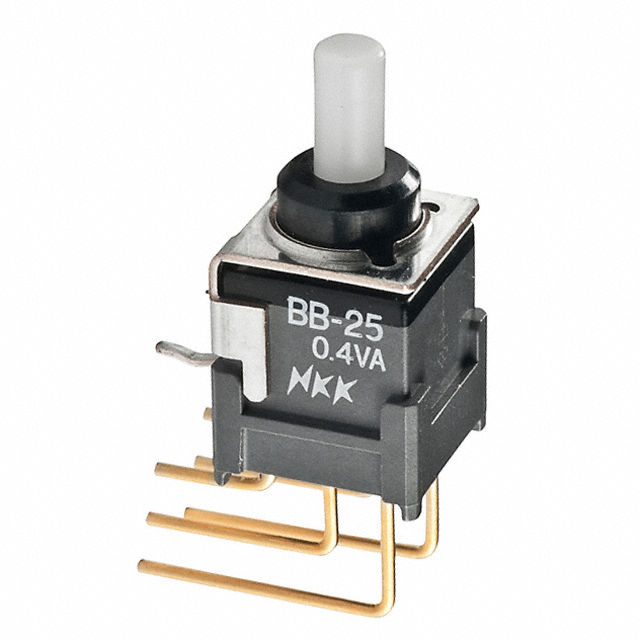SWITCH PUSH DPDT 0.4VA 28V【BB25AV】