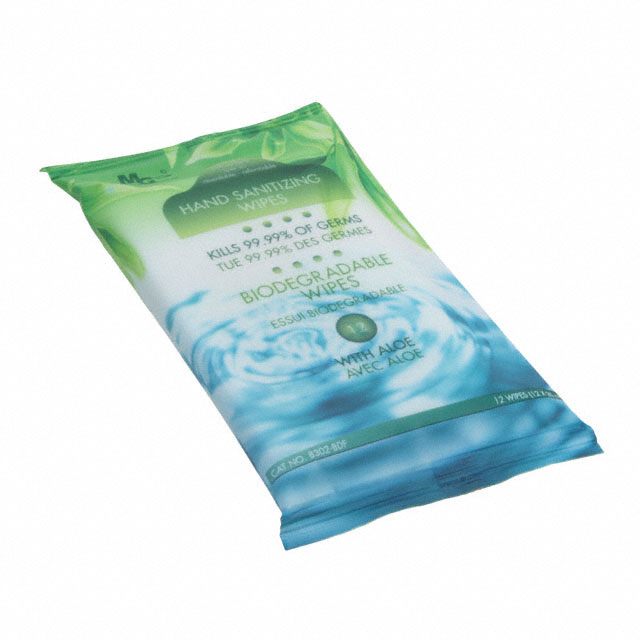 【8302-BDF】WIPES PRE-SAT ELECTRONICS 12PCS