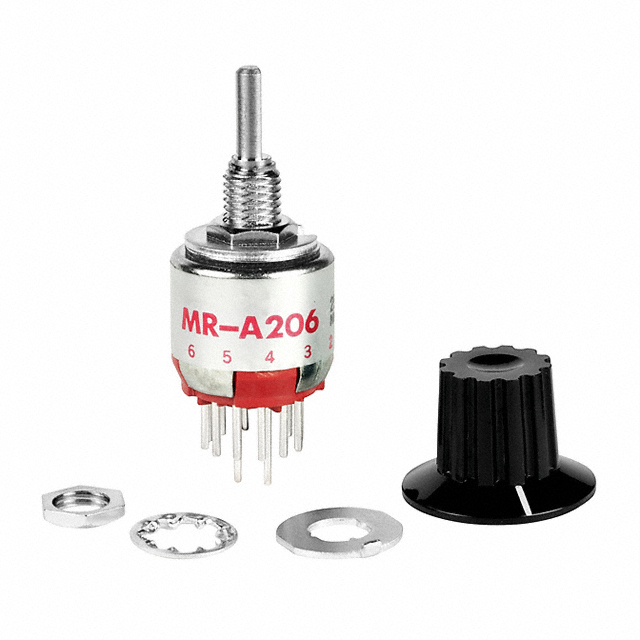 【MRA206-A】SWITCH ROTARY 2-6POS 250MA 125V