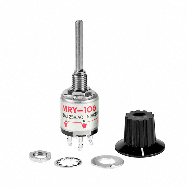 【MRY106-A】SWITCH ROTARY 2-6POS 3A 125V