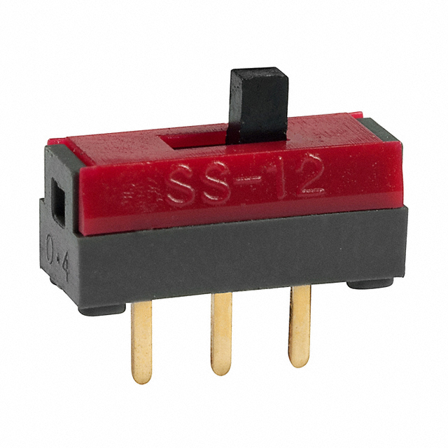 SWITCH SLIDE SPDT 0.4VA 28V【SS12SDP4】