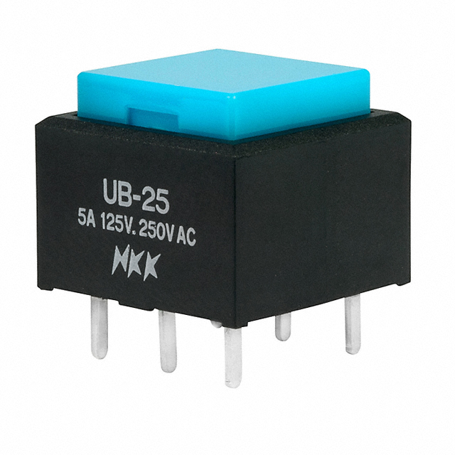 【UB25SKW03N-G】SWITCH PUSHBUTTON DPDT 5A 125V