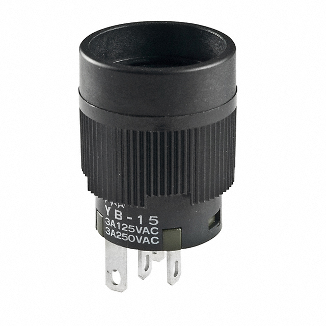 SWITCH PUSHBUTTON SPDT 3A 125V【YB15CKW01】