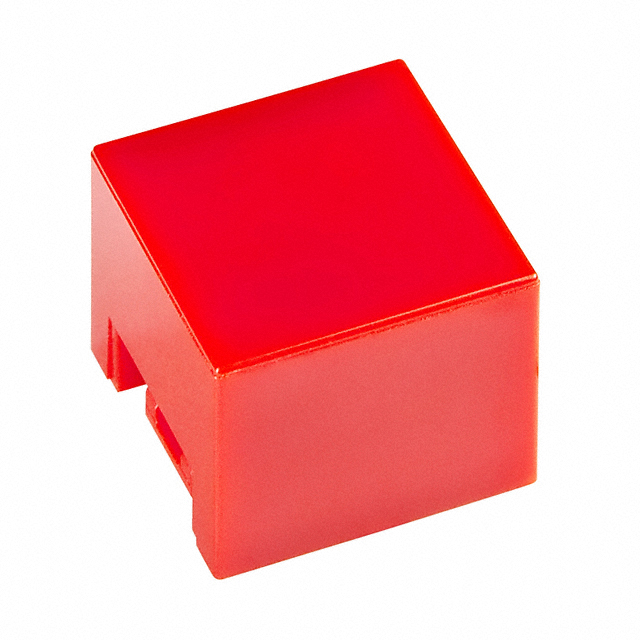 【AT3024C】CAP PUSHBUTTON SQUARE RED