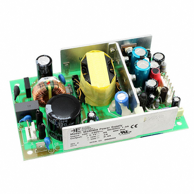 【MSM40A】AC/DC CONVERTER 5.1V +/-12V 40W