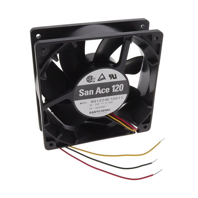 【9G1224E1D011】FAN AXIAL 119X38MM 24VDC WIRE