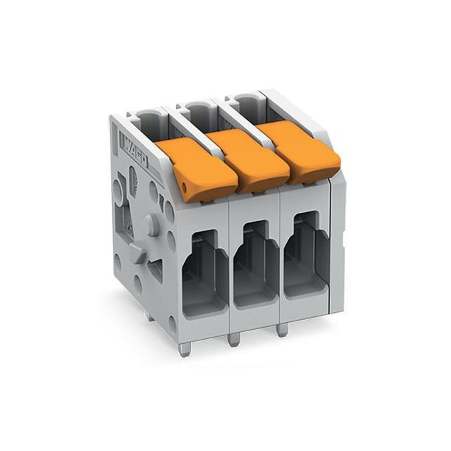 【2604-1103】PCB TERMINAL BLOCK; LEVER; 4 MM;
