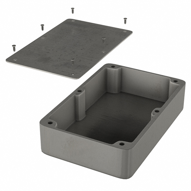 【1550G】BOX ALUM 8.74"L X 5.75"W