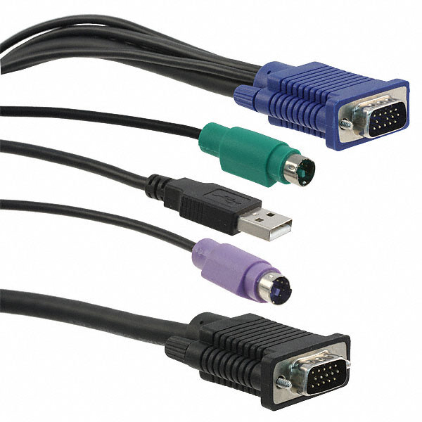 【AK82002-R】KVM CABLE FOR DC-12202-1 3METER