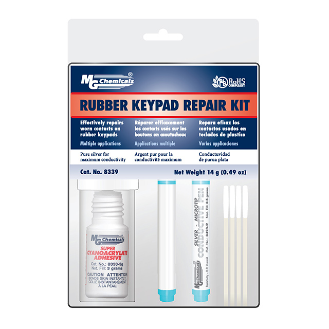 KIT RUBBER KEYPAD REPAIR【8339】