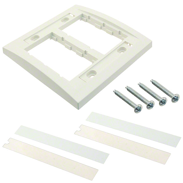 【CBEIW-2GY】FACEPLATE DOUBLE GANG WHITE