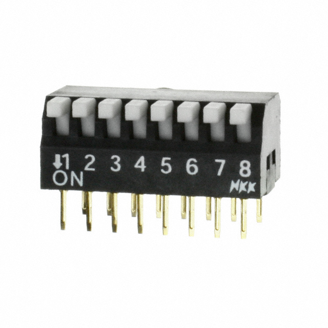 【JS0308PP4】SWITCH PIANO DIP SPST 0.025A 24V