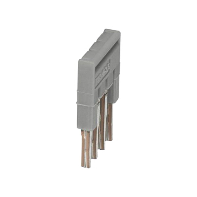 【3213180】JUMPER TERM BLK 4POS FLAT PIN
