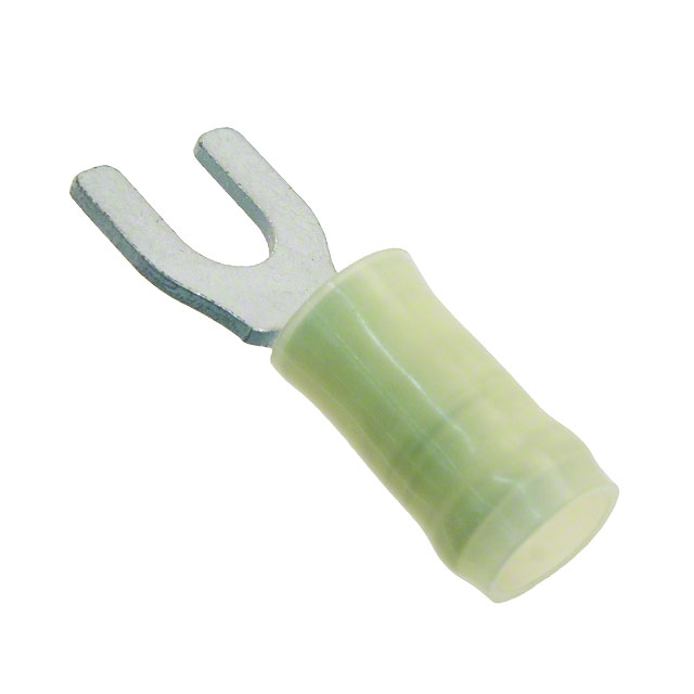 【32589】CONN SPADE TERM 10-12AWG #10 YEL