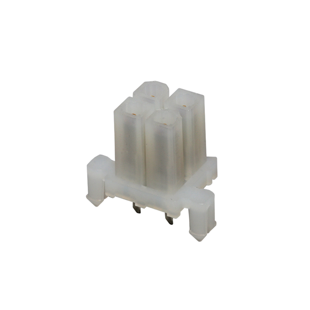 CONN RCPT 4POS 0.165 GOLD PCB【0015247042】