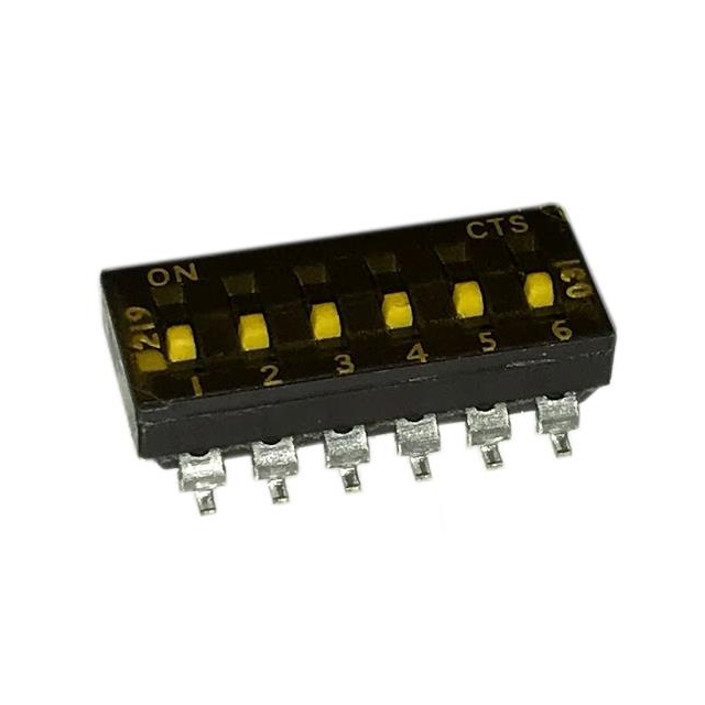 【219-6MSTRF】SWITCH SLIDE DIP SPST 0.1A 20V [digi-reel品]