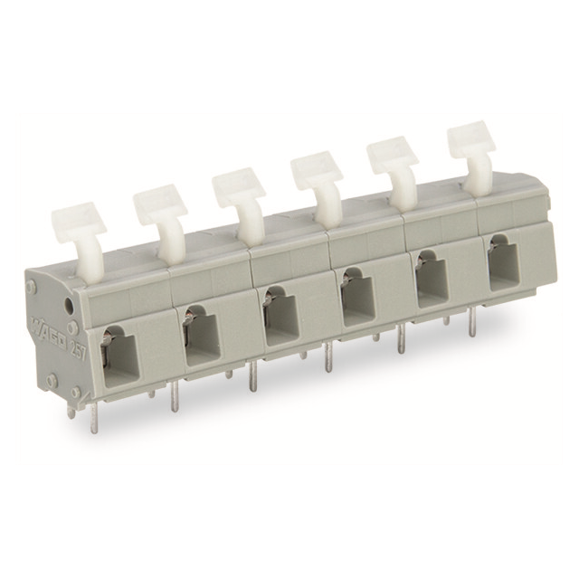 【257-660】PCB TERMINAL BLOCK; PUSH-BUTTON;
