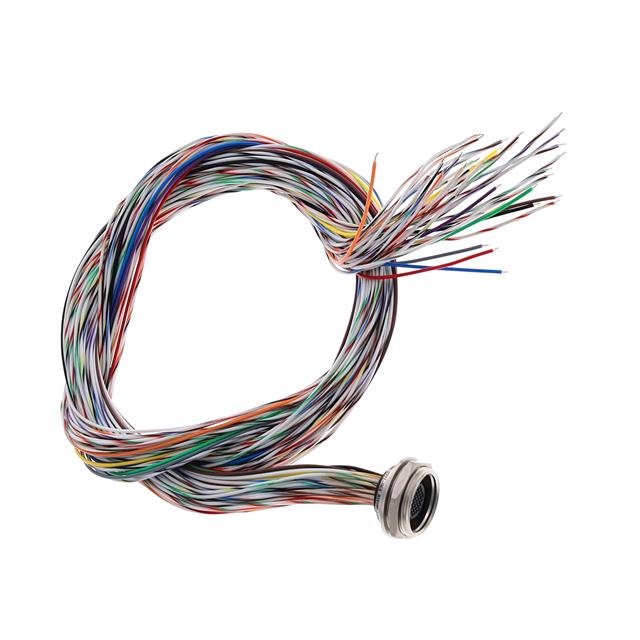 【MIKQ9-37PH006】CBL CIRC 37POS MALE TO WIRE 3'