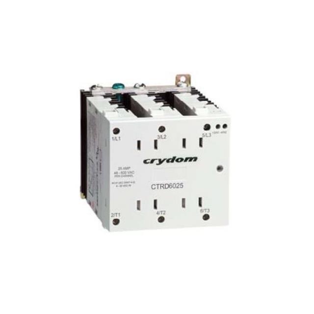 【CTRC6025】RELAY SSR CONTACT 3PH 25A 600VAC