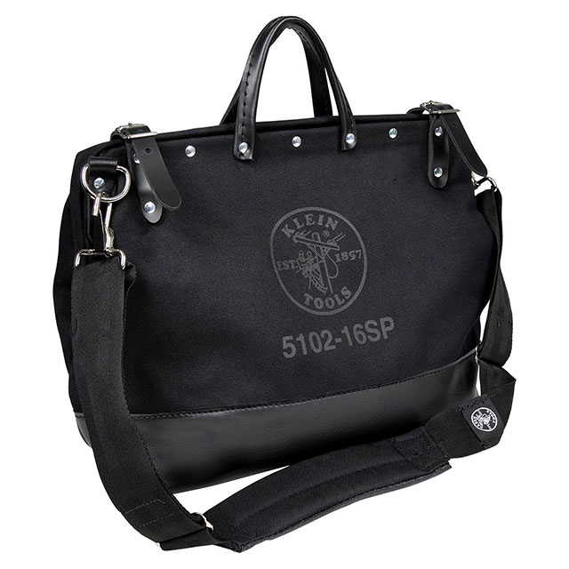DELUXE TOOL BAG, BLACK CANVAS, 1【510216SPBLK】