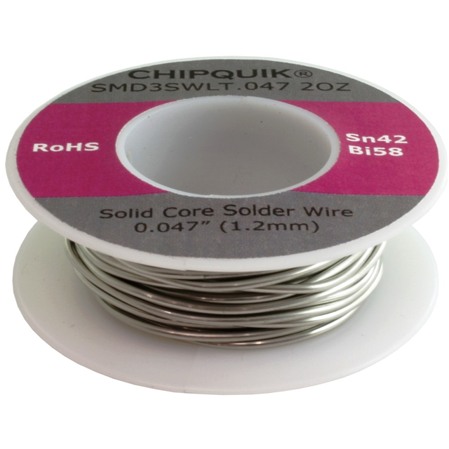 【SMD3SWLT.047 2OZ】SOLDER WIRE SN42/BI58 .047" 2OZ[バルク]