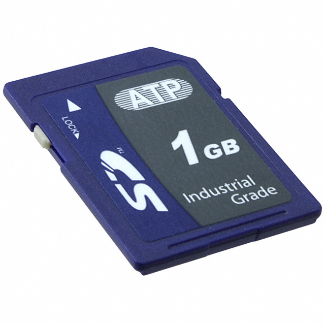 MEMORY CARD SD 1GB CLASS 6 SLC AF1GSDI-ZAEXM ATP Electronics Inc