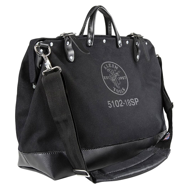 DELUXE TOOL BAG, BLACK CANVAS, 1【510218SPBLK】