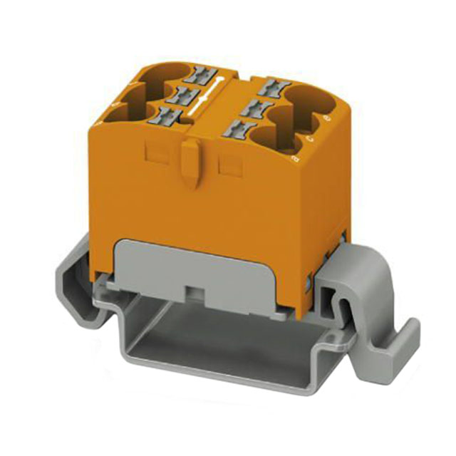 TERM BLK 6POS ORANGE【3273676】
