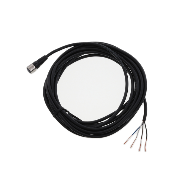 CIRC CBL 4POS PLUG TO WIRE 16.4'【XS2F-M12PVC4S5M】