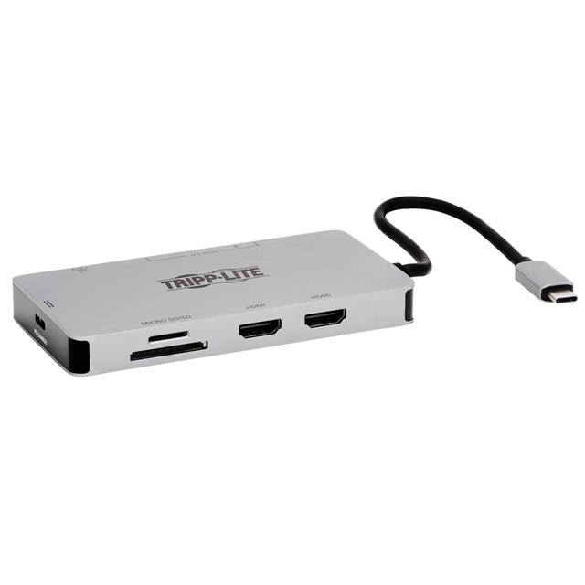 USB-C DOCK, DUAL DISPLAY - 4K 60【U442-DOCK8G-GG】