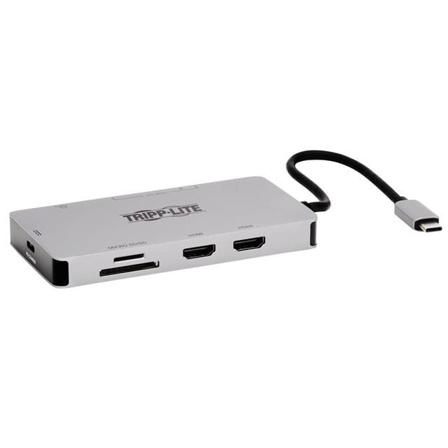 【U442-DOCK8G-GG】USB-C DOCK, DUAL DISPLAY - 4K 60