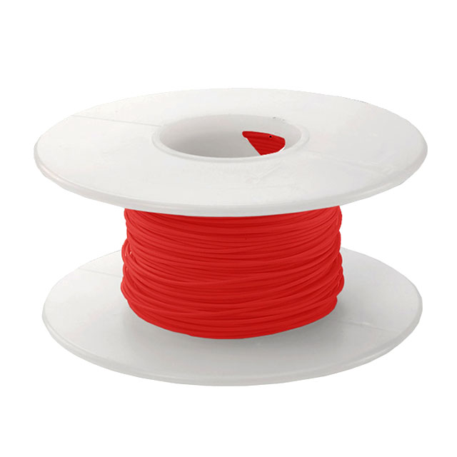 【KSW24R-0100】WIRE 24 AWG RED 100 FT CSW