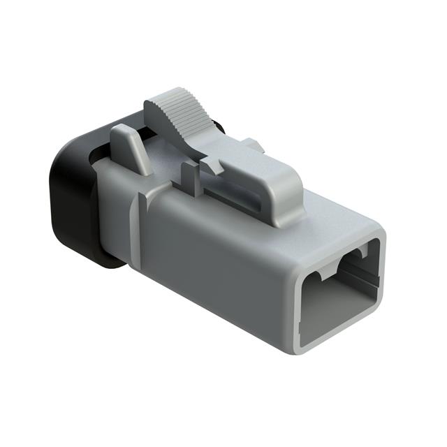 【ATP06-4S-MM01BLK】4 POSITION PLUG, FEMALE, REDUCED