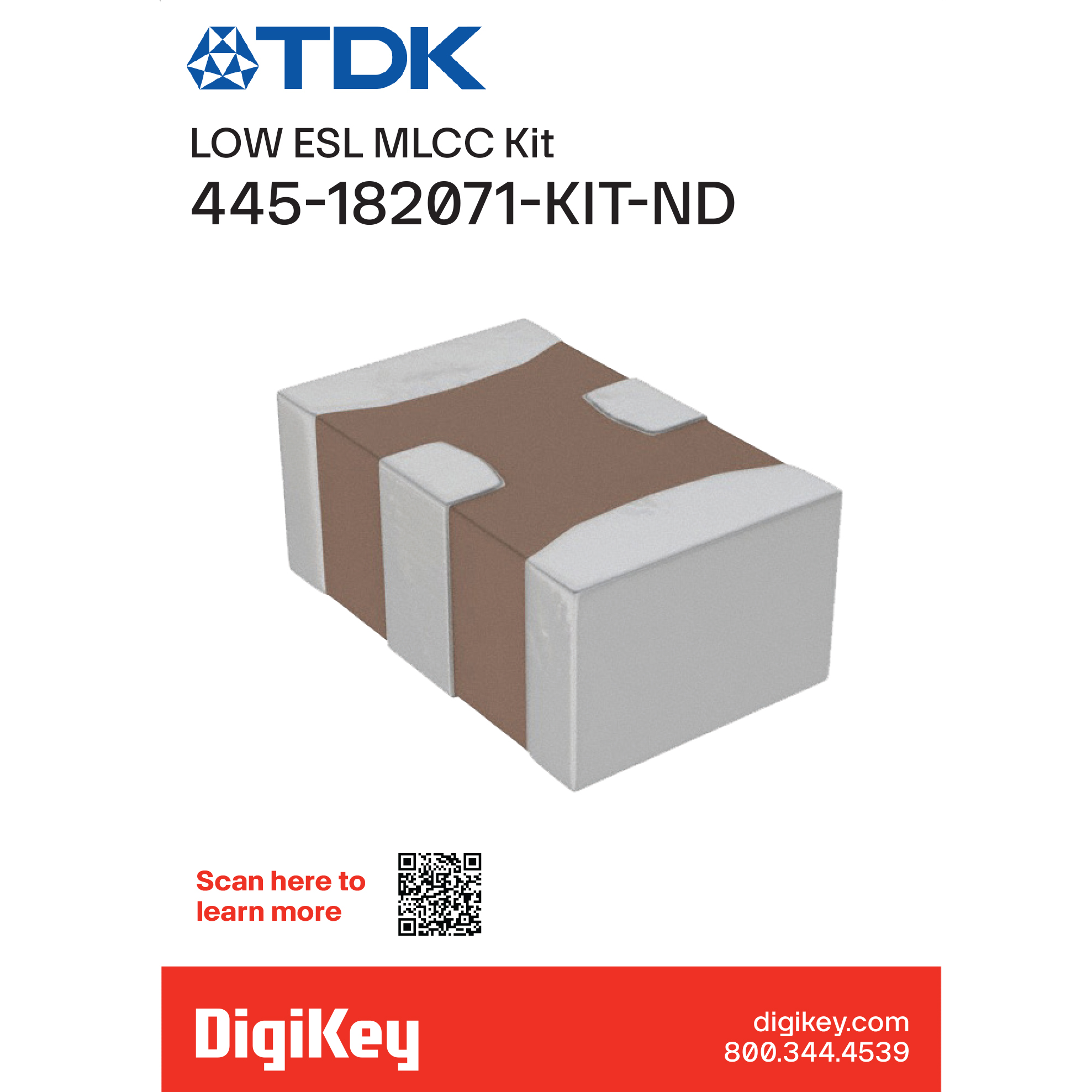 【LOWESL-AG01-E3-KIT】LOW ESL MLCC KIT