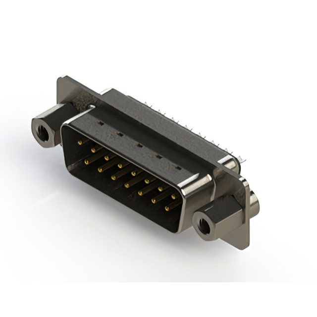 【627-015-222-063】CONN D-SUB PLUG 15POS SOLDER CUP