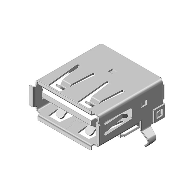 【CU01SAH0S00】USB TYPE-A SINGLE PORT RIGHT ANG