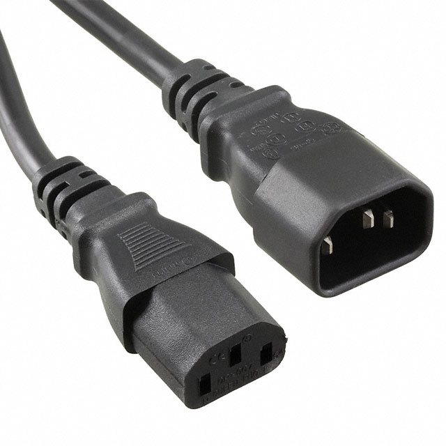 【6007.0214】CORD IEC320-C14 - 320-C13 6.56'