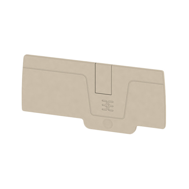 【1991970000】CONN TERM BLK END PLATE BEIGE