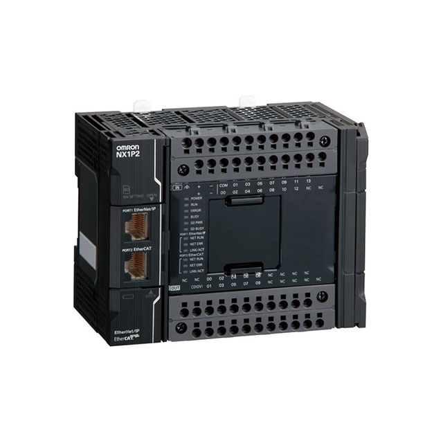 PLC CNTRL 24 I/O 6 AXIS NPN【NX1P2-9024DT】