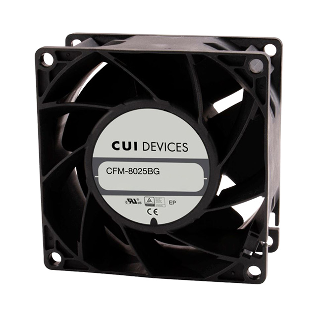 【CFM-8025BG-470-524】DC AXIAL FAN, 80 MM SQUARE, 25 M