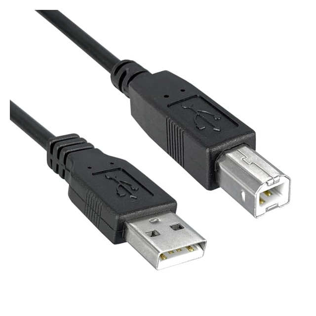 【3021001-03】CBL USB2.0 A PLUG TO B PLUG 3'